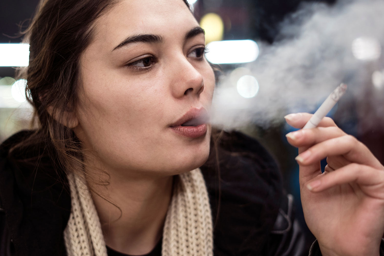 Does smoking cause acne? 