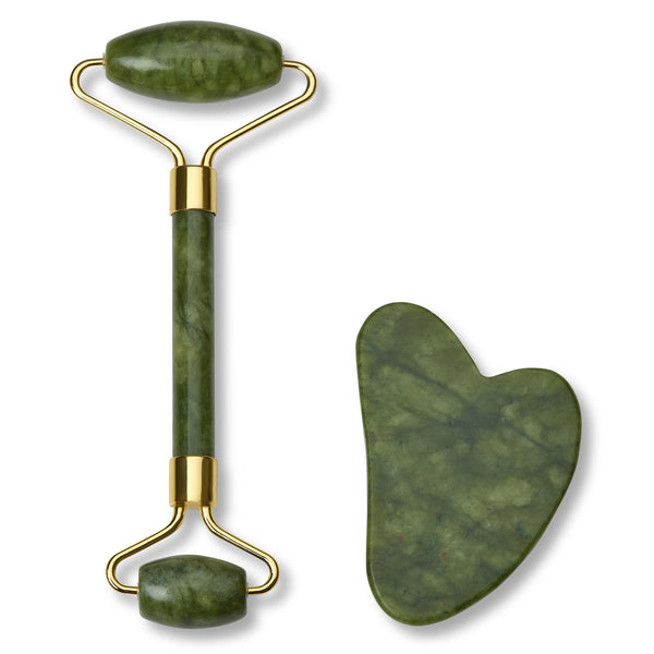 bioClarity Jade Roller and Gua Sha Set